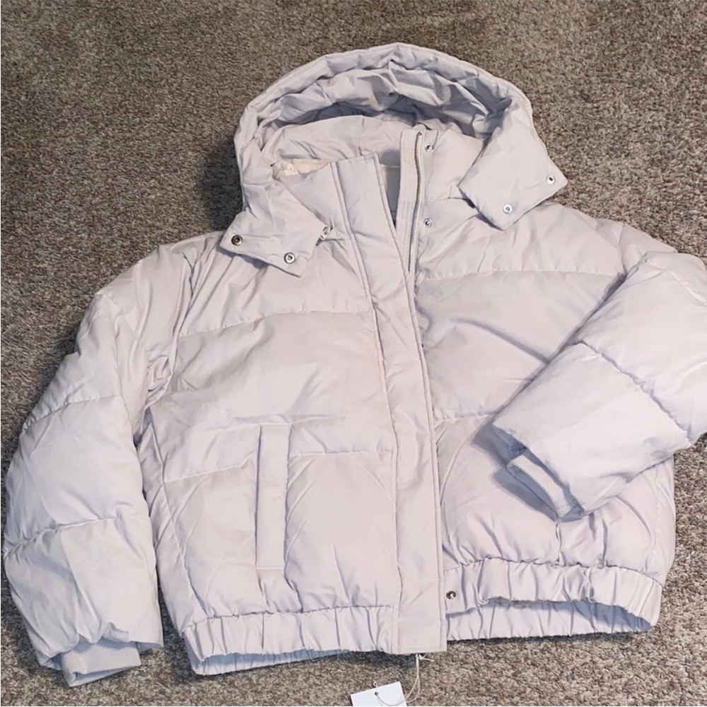 Abercrombie & Fitch Ultra collection warmth level puffer coat w/ removable hood